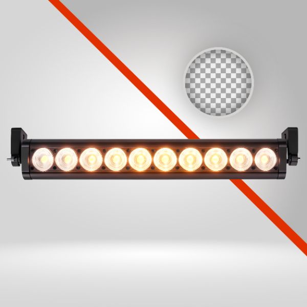 LINHA DE REFLETOR 3D-IA, ELEMENTO PNG, LUZ DE PALCO, LUZES PARA FLYERS DE EVENTO, LÂMPADAS, LANTERNA LED PNG, LANTERNA