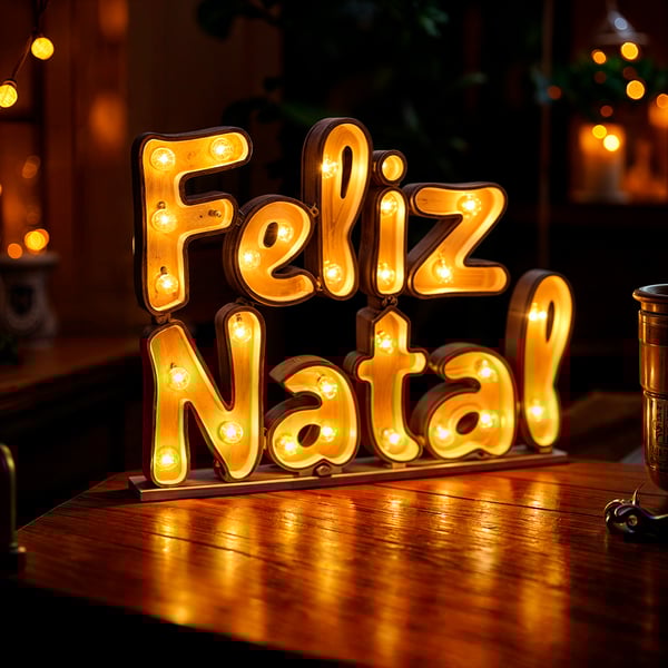 FELIZ NATAL  LUZES IMAGEM
