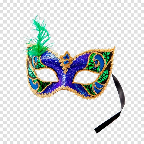 MÁSCARA DE CARNAVAL ELEMENTO PARA COMPOSIÇÃO PNG