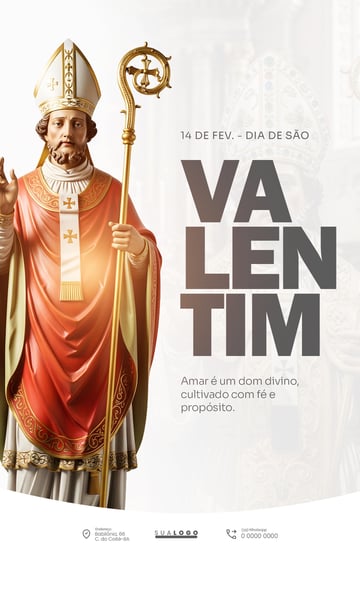 DIA DE SÃO VALENTIM 14 DE FEVEREIRO SOCIAL MEDIA PSD EDITÁVEL 3