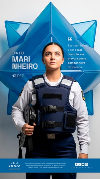 DIA DO MARINHEIRO 13 DE DEZEMBRO STORY SOCIAL MEDIA PSD EDITÁVEL 1