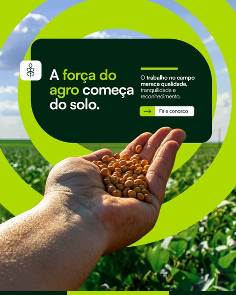 SOCIAL MEDIA AGRO FORÇA DO AGRO PSD EDITÁVEL