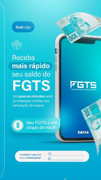 FGTS SAQUE ANIVERSÁRIO SOCIAL MEDIA POST STORY