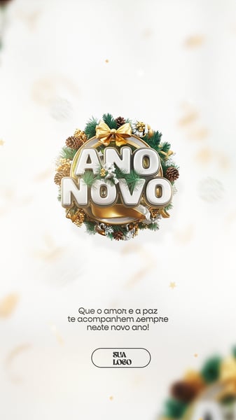 FELIZ ANO NOVO REVEILLON SOCIAL MEDIA PSD EDITÁVEL