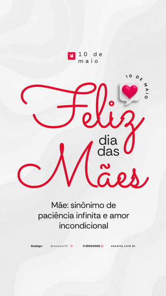 Dia das mães story