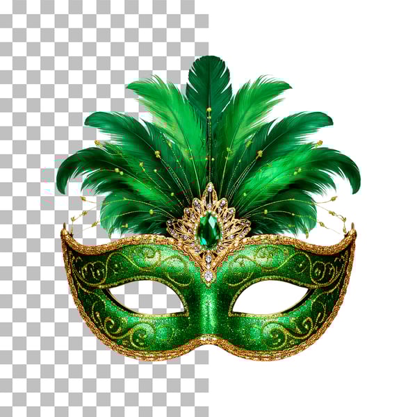MÁSCARA DE CARNAVAL EM PNG TRANSPARENTE