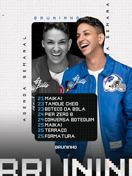 SHOWS DA SEMANA - BRUNINHO