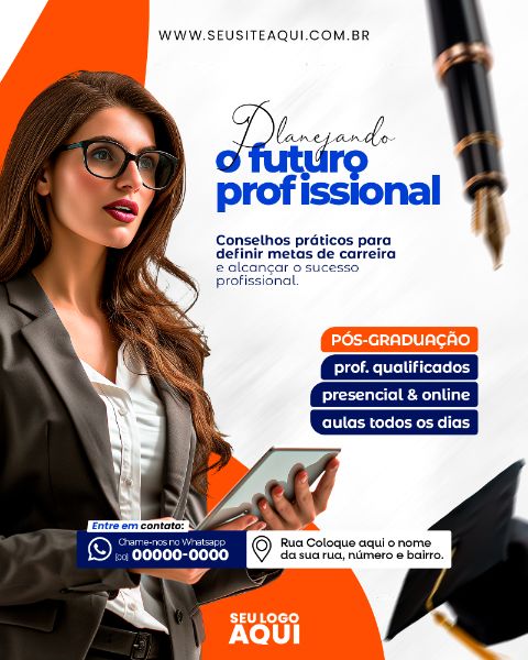 Feed |  Volta Às Aulas | Faculdade | Escola | Psd Editável