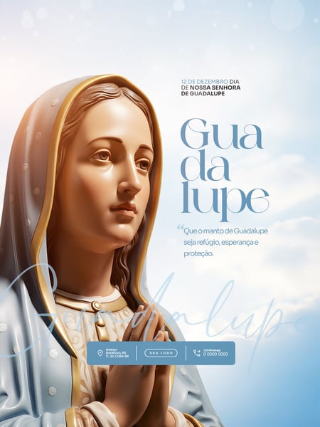 ARTE NOSSA SENHORA DE GUADALUPE PSD EDITÁVEL 3