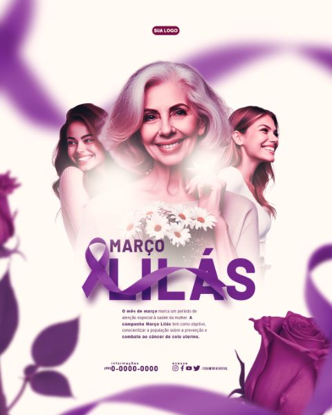 MARÇO LILÁS CAMPANHA FEED