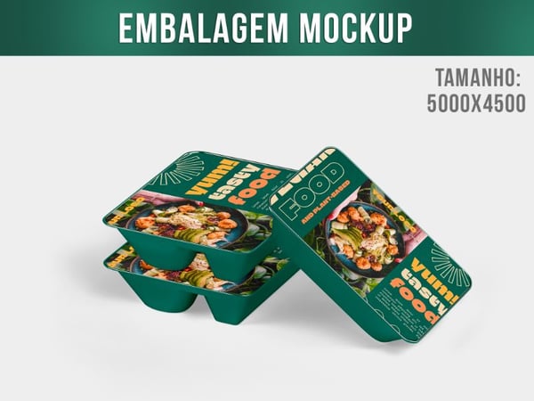 EMBALAGEM DE MARMITA MOCKUP