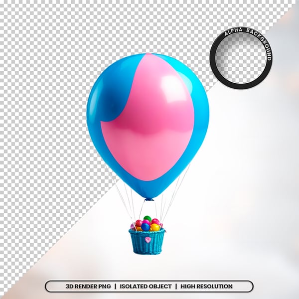 3D RENDER BRINQUEDO INFANTIL ELEMENTO ÍCONE PSD PNG