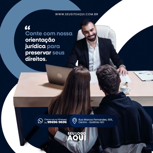 ADVOCACIA - ADVOGADO - DIREITO | SOCIAL MEDIA | PSD EDITÁVEL