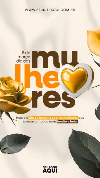 STORY - DIA DA MULHER | MULHERES | PSD EDITÁVEL