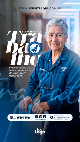 STORY 1 DE MAIO DIA DO TRABALHO SOCIAL MEDIA PSD EDITÁVEL 08