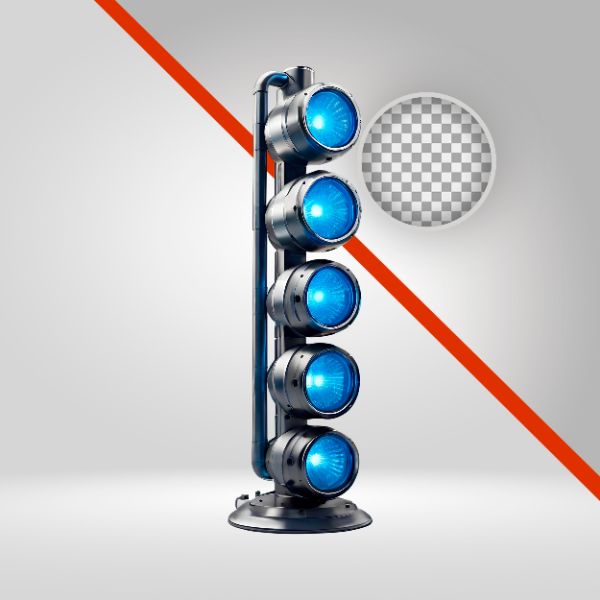 REFLETOR 3D-IA, LUZES PARA FLYER DE EVENTO, LUZ LED, SPOT 3D, LUZ AZUL BALADA, NEON, TEMA BAILE FUNK, ELEMENTO PNG