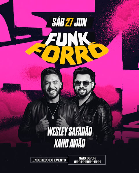FLYER EVENTO SHOW PSD EDITÁVEL
