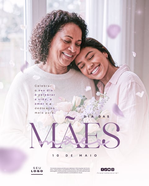 DIA DAS MÃES 10 DE MAIO SOCIAL MEDIA PSD EDITÁVEL 3