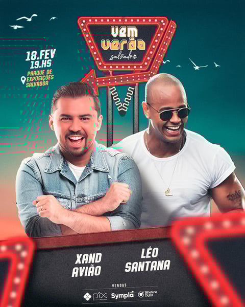 FLYER EVENTO VEM VERÃO FEED