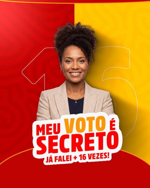 MEU VOTO SECRETO FALEI DE 16 VEZES
