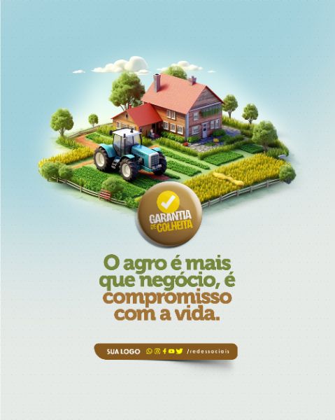 SOCIAL MEDIA - AGRONEGÓCIO - COMPROMISSO COM A VIDA