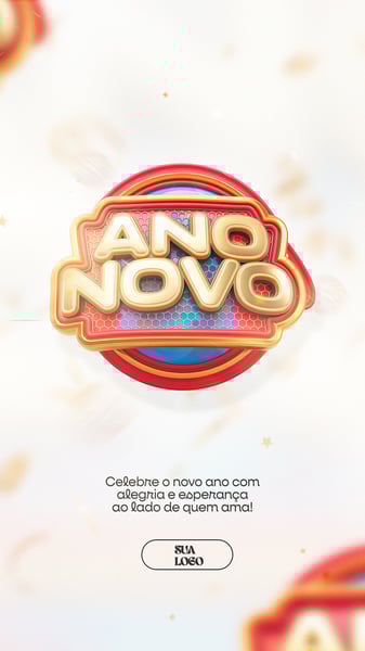 FELIZ ANO NOVO REVEILLON SOCIAL MEDIA PSD EDITÁVEL 127