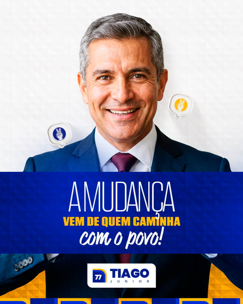 CAMPANHA ELEITORAL POLÍTICA ELEIÇÃO DEPUTADO PREFEITO VEREADOR FLYER PSD EDITÁVEL 1