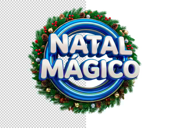 SELO 3D NATAL MÁGICO