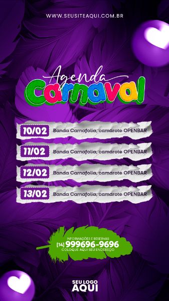 STORY - CARNAVAL | CARNIVAL | FESTA | PSD EDITÁVEL
