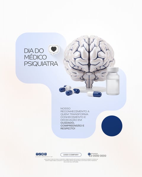 DIA DO MÉDICO PSIQUIATRA HOMENAGEM ESPECIAL SOCIAL MEDIA PSD EDITÁVEL 3