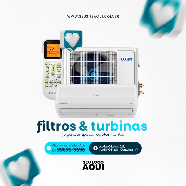 MANUTENÇÃO DE AR CONDICIONADO | SOCIAL MEDIA | PSD EDITÁVEL