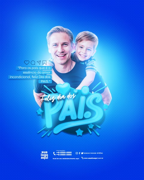 DIA DOS PAIS 09 DE AGOSTO FEED 9