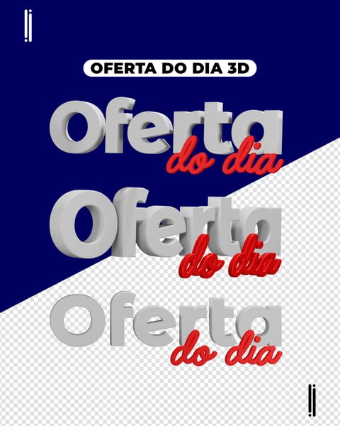 SELO | OFERTA DO DIA | ELEMENTO 3D