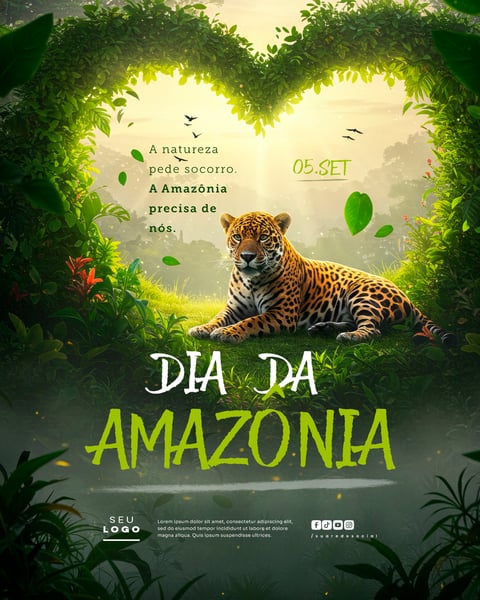 DIA DA AMAZÔNIA 05 DE SETEMBRO SOCIAL MEDIA PSD EDITÁVEL 4