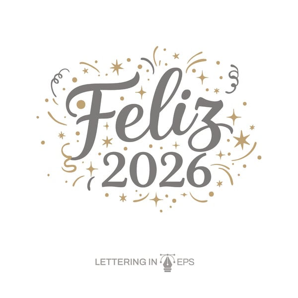 LETTERING FELIZ ANO NOVO 13