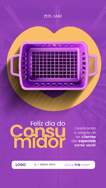 15 DE MARÇO - DIA DO CONSUMIDOR SOCIAL MEDIA