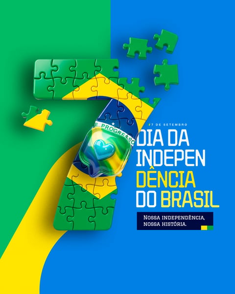 7 DE SETEMBRO INDEPENDÊNCIA DO BRASIL SOCIAL MEDIA 1
