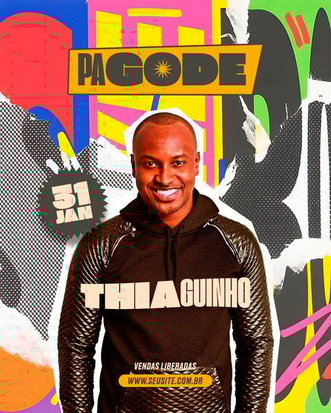 FLYER EVENTO SHOW PAGODE THIAGUINHO PSD FEED 76