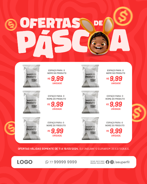 OFERTAS DE PÁSCA FOLHETO 01 VERMELHO