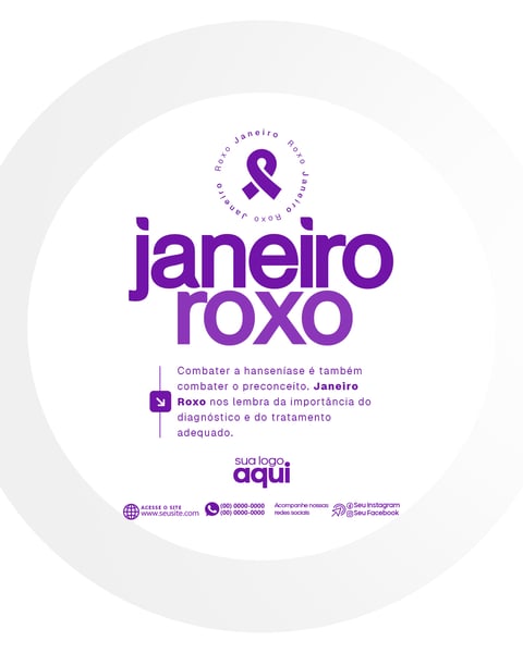 SOCIAL MEDIA CAMPANHA JANEIRO ROXO 2