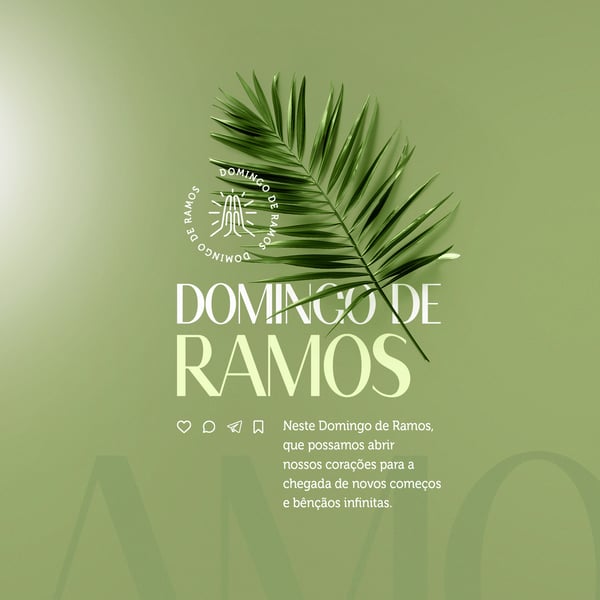 RLB DOMINGO DE RAMO NA SEMANA SANTA SOCIAL MEDIA PSD EDITAVEL 4
