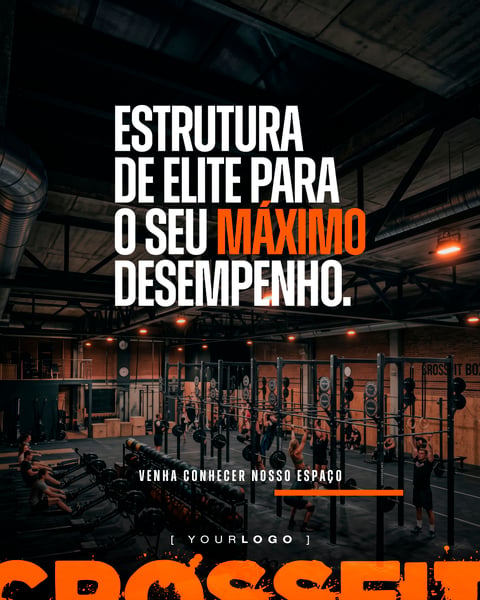 ESTRUTURA DE ELITE CROSSFIT SOCIAL MEDIA PSD EDITÁVEL