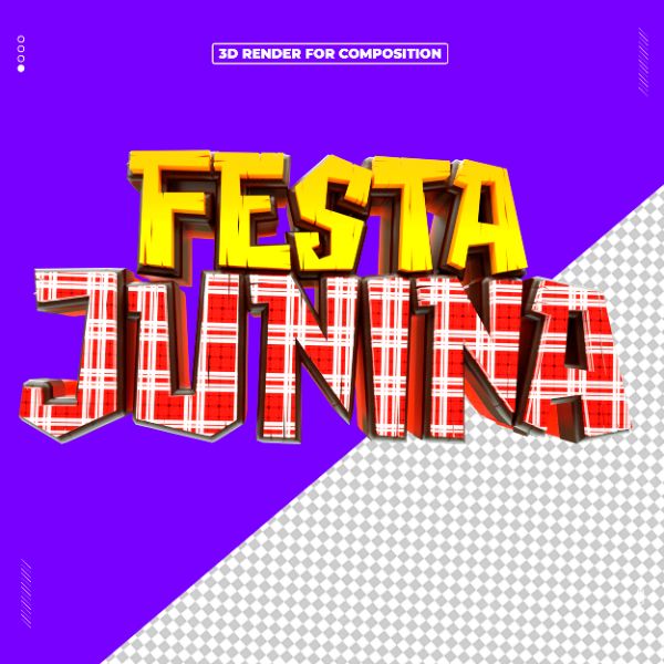 SELO 3D FESTA JUNINA