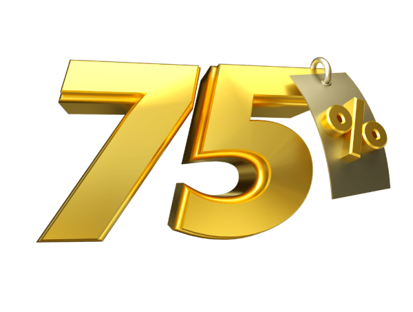 NÚMERO PORCENTAGEM FONTE GOLD 3D