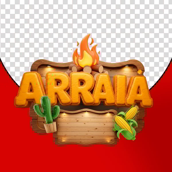 SELO 3D - FESTA JUNINA, SÃO JOÃO, ARRAIA