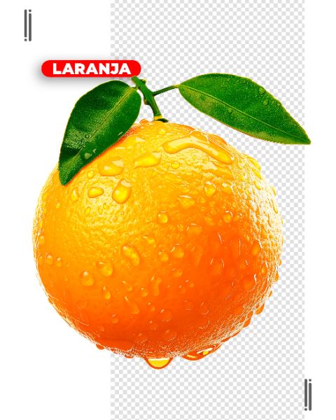 FRUTA | LARANJA | IMAGEM SEM FUNDO | PSD EDITÁVEL