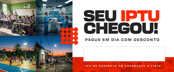BANNER IPTU 2027 CHEGOU PSD EDITÁVEL