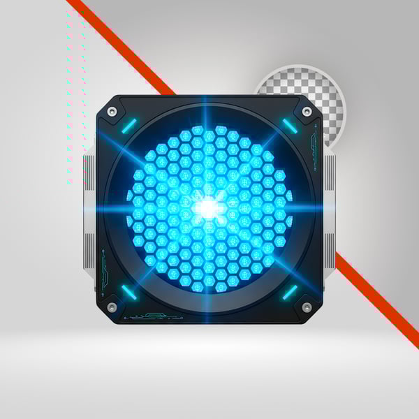 SPOT LIGHT PARA PALCO REFLETOR PARA SHOW  LUZ DE LED AZUL, LUZ PARA EVENTOS DE MÚSICA 