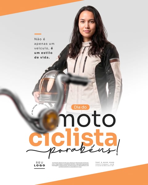 DIA DO MOTOCICLISTA 27 DE JULHO SOCIAL MEDIA PSD EDITÁVEL 6