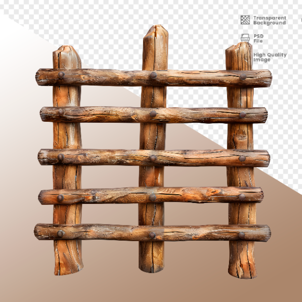 ESTRUTURA DE MADEIRA - ELEMENTO 3D PARA COMPOSIÇÃO - WOOD